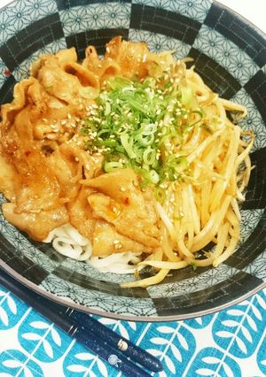 ウマ辛☆坦々風豚うどん-レシピのメイン写真