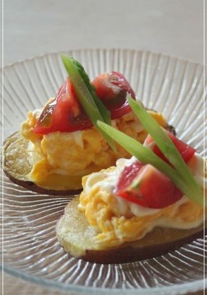 朝ごはんにも♪スクランブルポテベジ-レシピのメイン写真