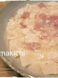 かんたん☆豆腐とベーコンのあんかけ-レシピのメイン写真