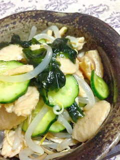 【惣菜】きゅうりの和え物、だしポン酢風-レシピのメイン写真