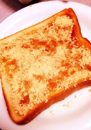 きな粉好き集まれ！朝食にきな粉トースト♪-レシピのメイン写真