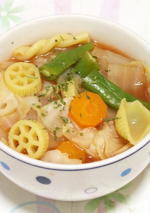 ワンポットミネストローネ-レシピのメイン写真
