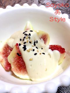 いちじくの白和え-レシピのメイン写真