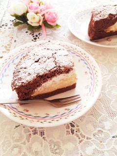 ☆ブッセ風ココアクリームケーキ☆-レシピのメイン写真