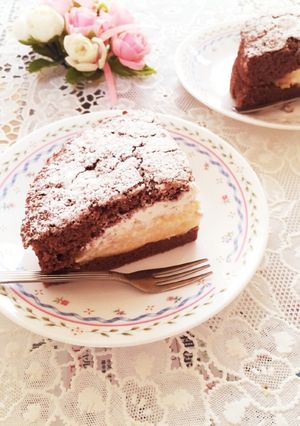 ☆ブッセ風ココアクリームケーキ☆-レシピのメイン写真