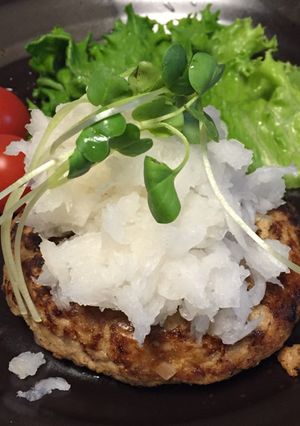 ヘルシー！豆乳おから入りハンバーグ-レシピのメイン写真