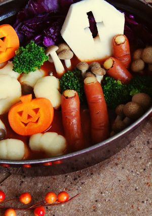 ニンジンの飾りでお手軽ハロウィン♪-レシピのメイン写真
