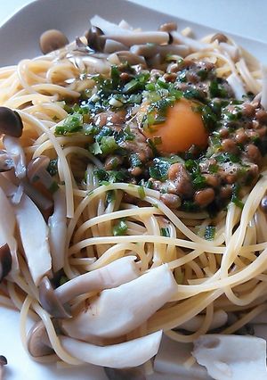 簡単！納豆パスタ-レシピのメイン写真