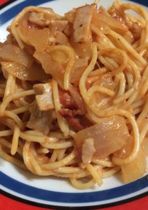 牛乳で簡単♡トマトクリームパスタ-レシピのメイン写真