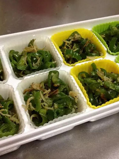 【お弁当 冷凍保存】ピーマンとしらす炒め-レシピのメイン写真