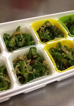 【お弁当 冷凍保存】ピーマンとしらす炒め-レシピのメイン写真