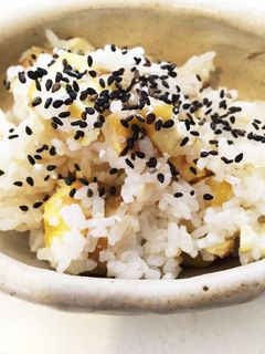 秋は栗めし(栗ごはん)簡単バージョン-レシピのメイン写真