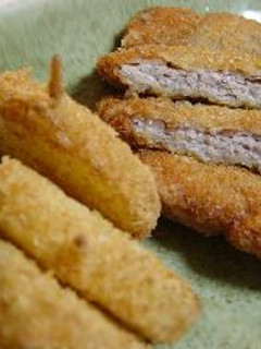 キムカツ風♪薄切り肉で節約トンカツ☆-レシピのメイン写真