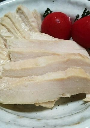 コンビニのサラダチキン風蒸し鶏-レシピのメイン写真