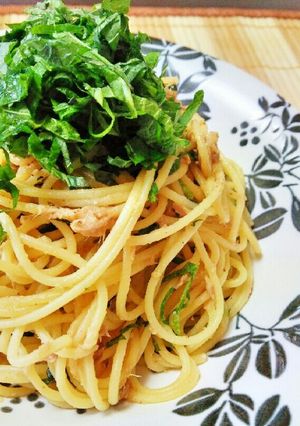 簡単！大葉とツナの味噌レモンパスタ★-レシピのメイン写真