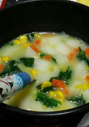 具だくさんクリームスープ-レシピのメイン写真
