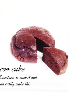 ココアケーキ-レシピのメイン写真