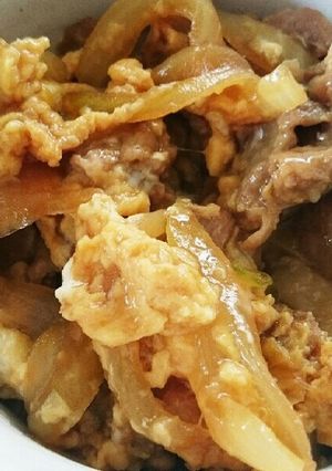 簡単☆牛とじ丼-レシピのメイン写真