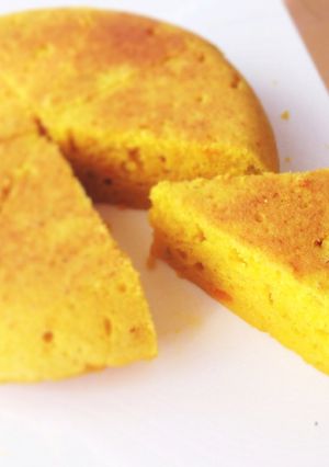 ふわふわ!炊飯器でできるかぼちゃケーキ-レシピのメイン写真