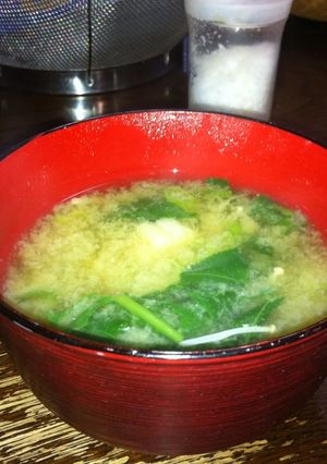 空芯菜の味噌汁-レシピのメイン写真