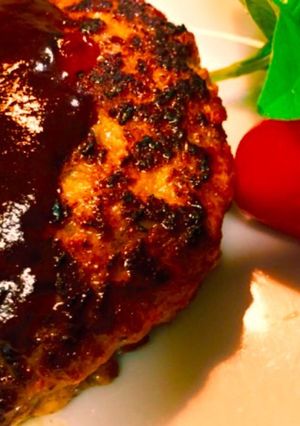 贅沢ゴロゴロハンバーグ♪肉汁ジュワ〜ッ☆-レシピのメイン写真