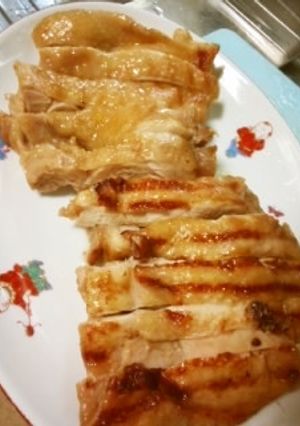 鶏もも肉のグリル焼き・辛子醤油で。-レシピのメイン写真