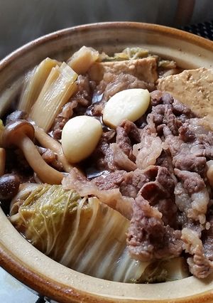 ほっくりニンニクすき焼き(ノ´∀`*)-レシピのメイン写真