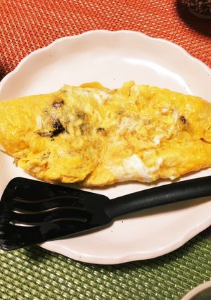 簡単☆オクラとしらすのオムレツ、卵焼き風-レシピのメイン写真