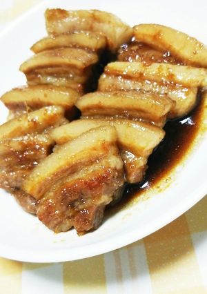 フライパンで簡単豚の角煮-レシピのメイン写真