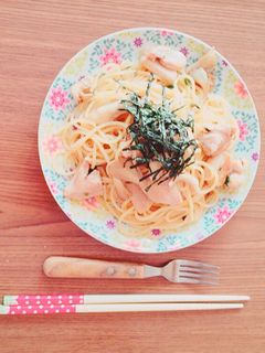 簡単* 鶏肉とキノコの和風パスタ-レシピのメイン写真