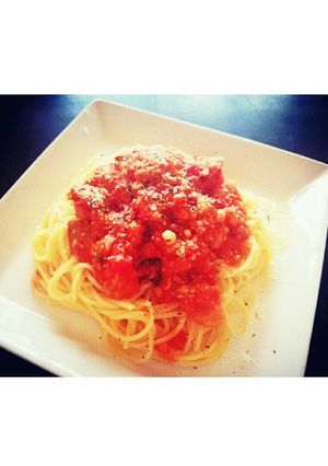 鶏肉とトマトのヘルシーパスタ*-レシピのメイン写真