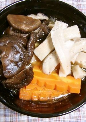 新あさひ豆腐と干し椎茸・人参の中華風煮物-レシピのメイン写真