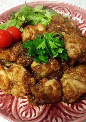 鶏もも肉の♪やわらか♪おろし玉ねぎ炒め-レシピのメイン写真