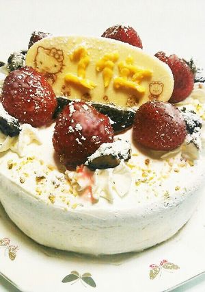 いちごのケーキ-レシピのメイン写真