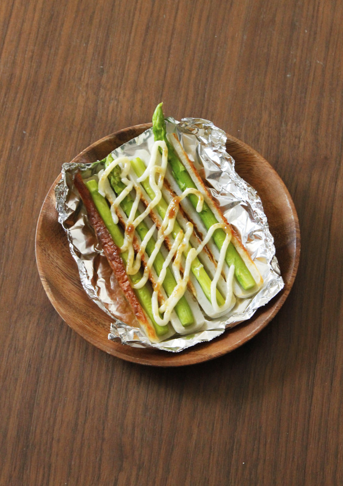ちくわとアスパラのマヨネーズ焼き-レシピのメイン写真