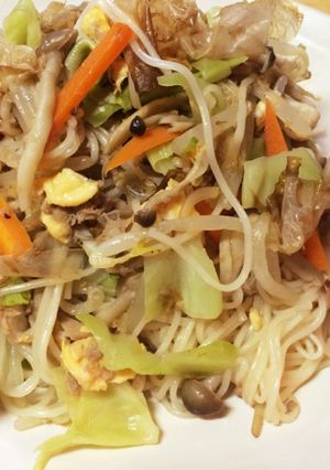 すだちでさっぱり素麺チャンプルー-レシピのメイン写真