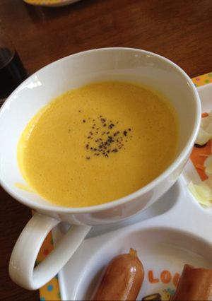 豆乳かぼちゃスープ-レシピのメイン写真
