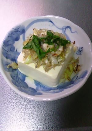 今日のもう１品冷奴-レシピのメイン写真