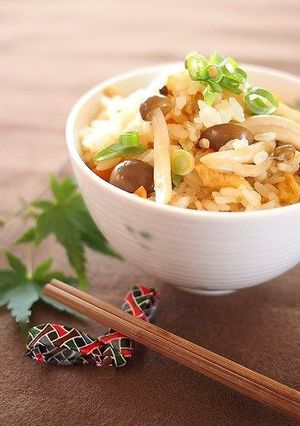 うちのしめじご飯-レシピのメイン写真