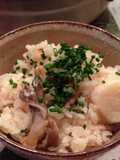 帆立ときのこの土鍋ごはん
