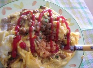 ★とろりん卵と納豆のオムライス★-レシピのメイン写真