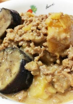 さくっと作れる！なすとじゃがいもの味噌煮-レシピのメイン写真