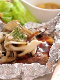 鶏肉ときのこの香り包み焼き-レシピのメイン写真