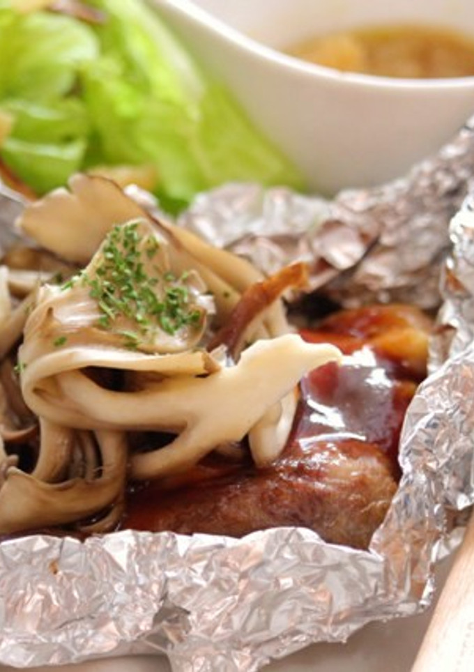 鶏肉ときのこの香り包み焼き-レシピのメイン写真