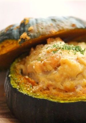鮭のかぼちゃ豆乳グラタン-レシピのメイン写真