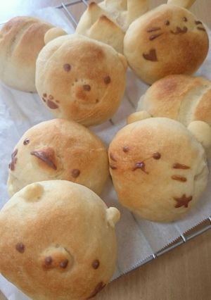 かわいい♪米粉パン-レシピのメイン写真