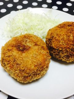 お肉感半端ない♡合挽きひき肉でメンチカツ-レシピのメイン写真