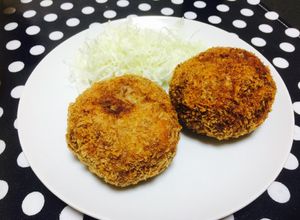 お肉感半端ない♡合挽きひき肉でメンチカツ-レシピのメイン写真