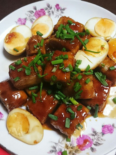 高野豆腐が大活躍! 豚バラ巻いて豚角煮風-レシピのメイン写真