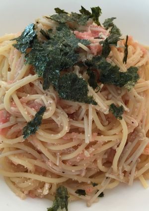 簡単！明太子ときのこのパスタ-レシピのメイン写真